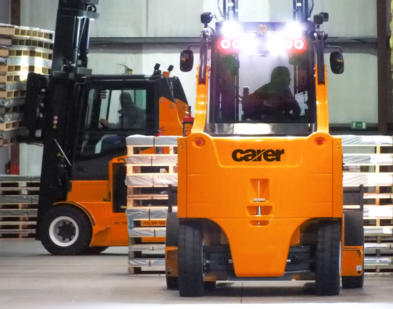Carer Electric Forklift Truck Range - environmentally-friendly